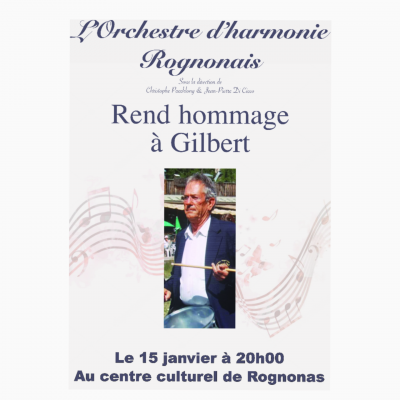 Concert Hommage Gilbert