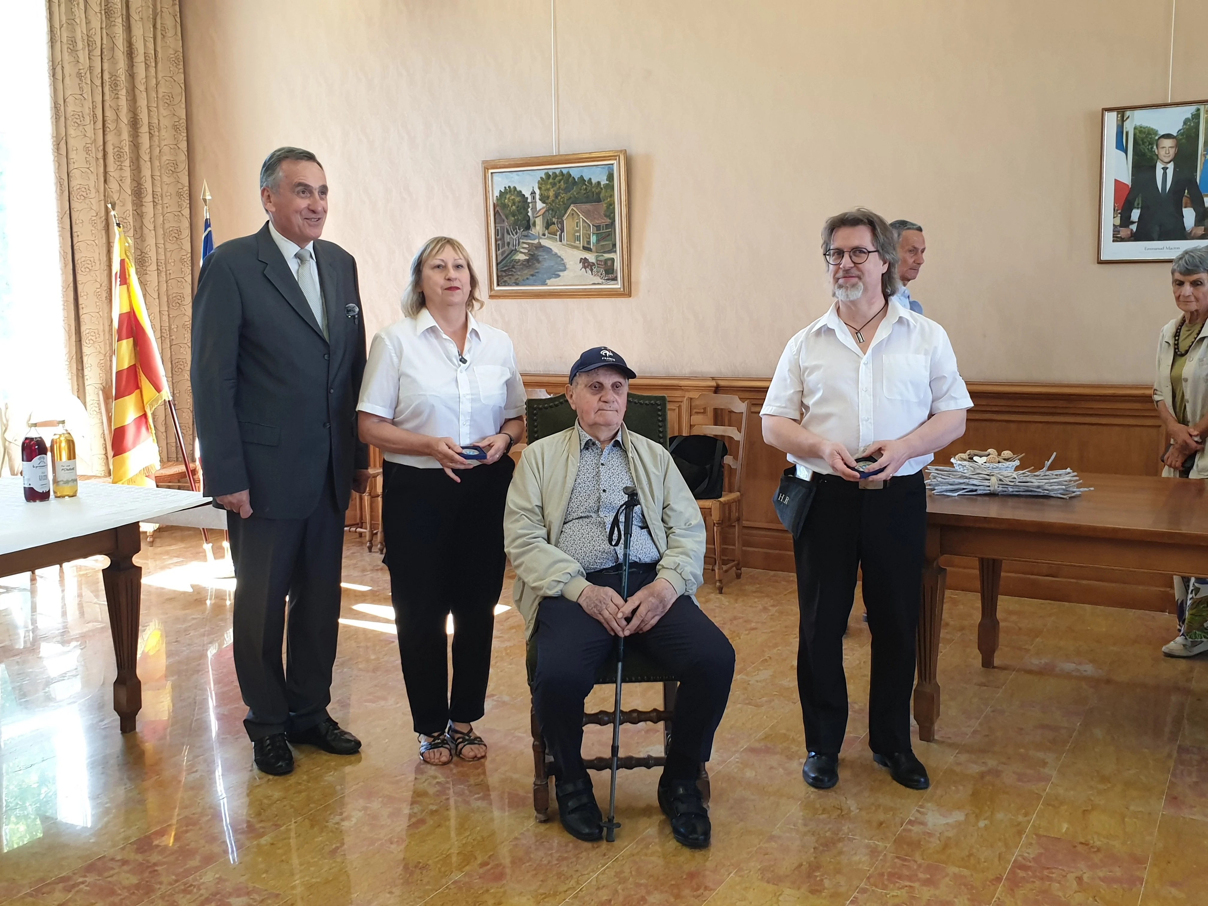 Mise à l'honneur de M. Boyer